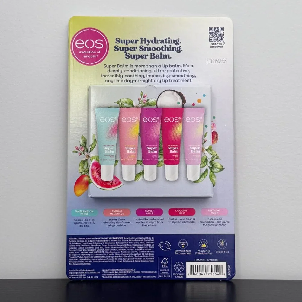 eos Super Balm 24 Hour Moisture 5-pack